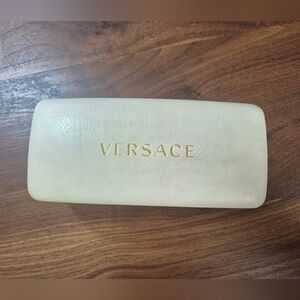Versace Cream Sunglasses Case